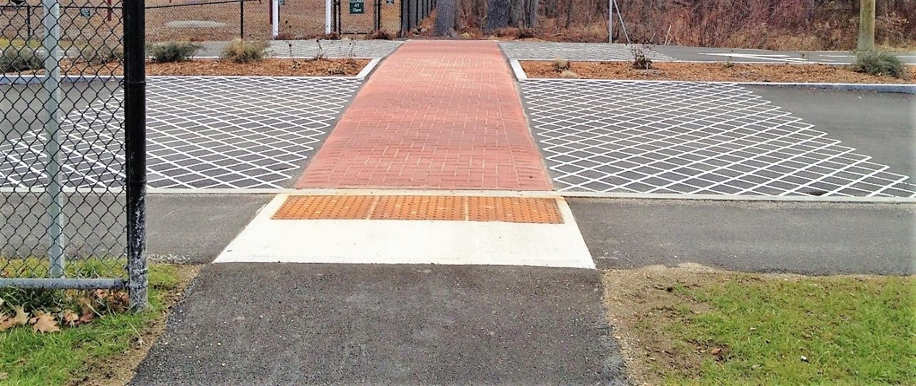 This image features an ADA-compliant walkway designed by our transportation engineers