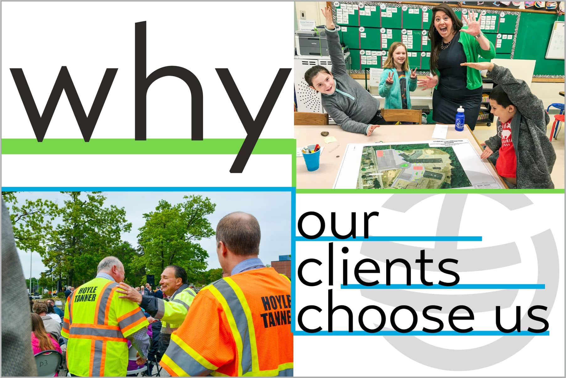 Why our Clients Choose Us graphic with Nichole Davis and text overlay