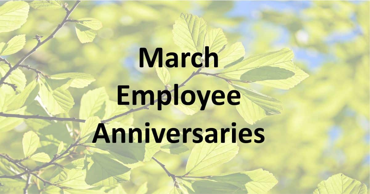March 2021 Employee Anniversaries Hoyle Tanner