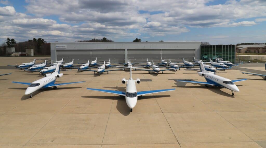 Fleet photo from aviation tech center