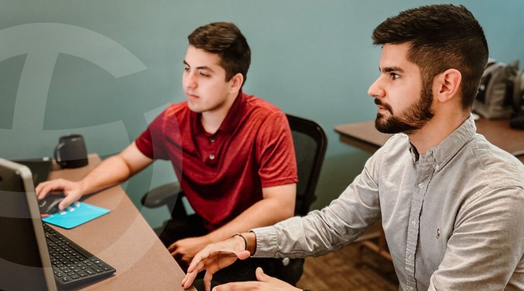 Luke Cisneros is joined by Austin as they look at a computer screen together on an engineering design. Luke is an engineer now but spent the first part of his career doing construction and reflects on that in this article.