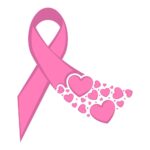 Pink ribbon for breast cancer awareness