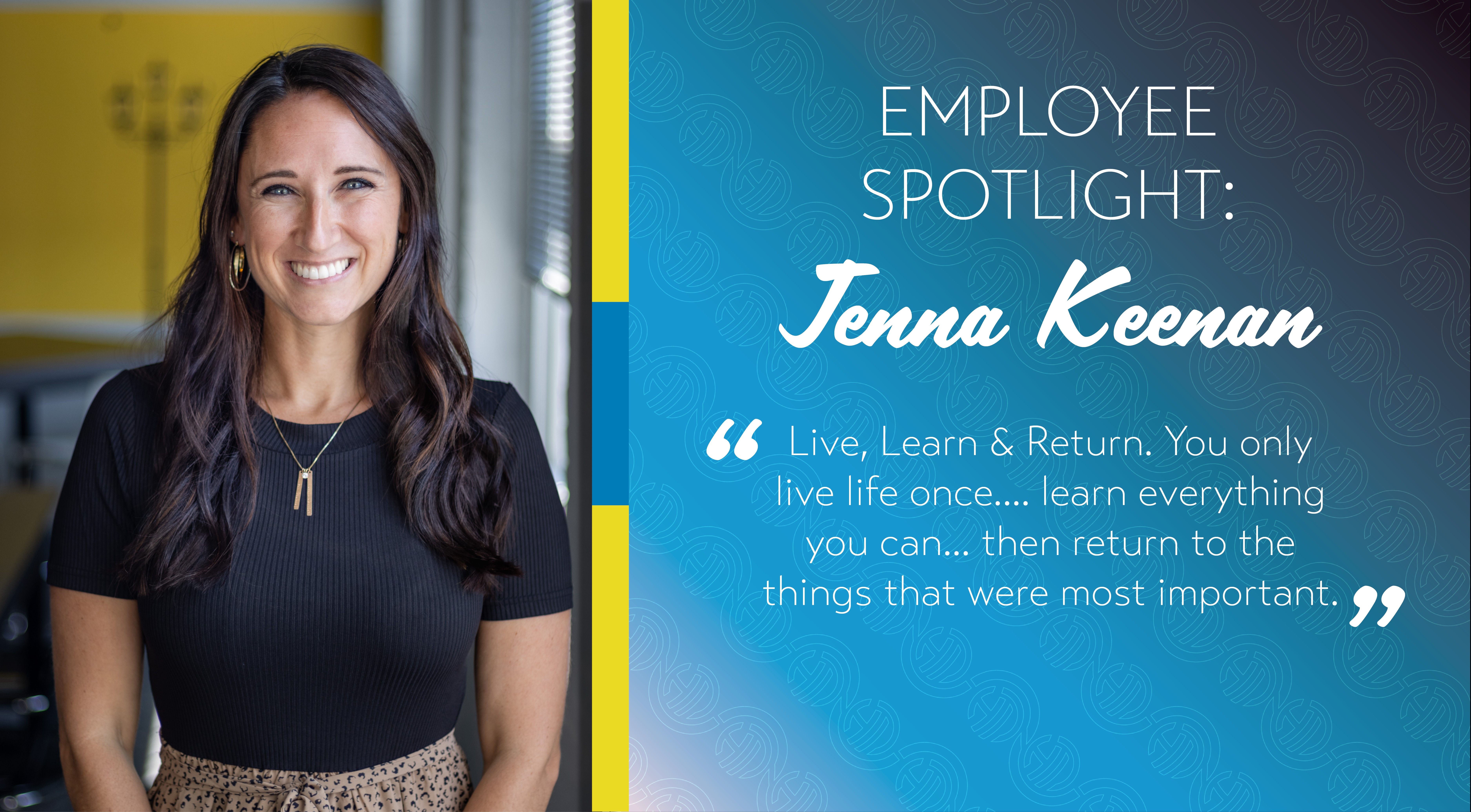 Jenna Keenan's corporate headshot next to her quote from inside the article