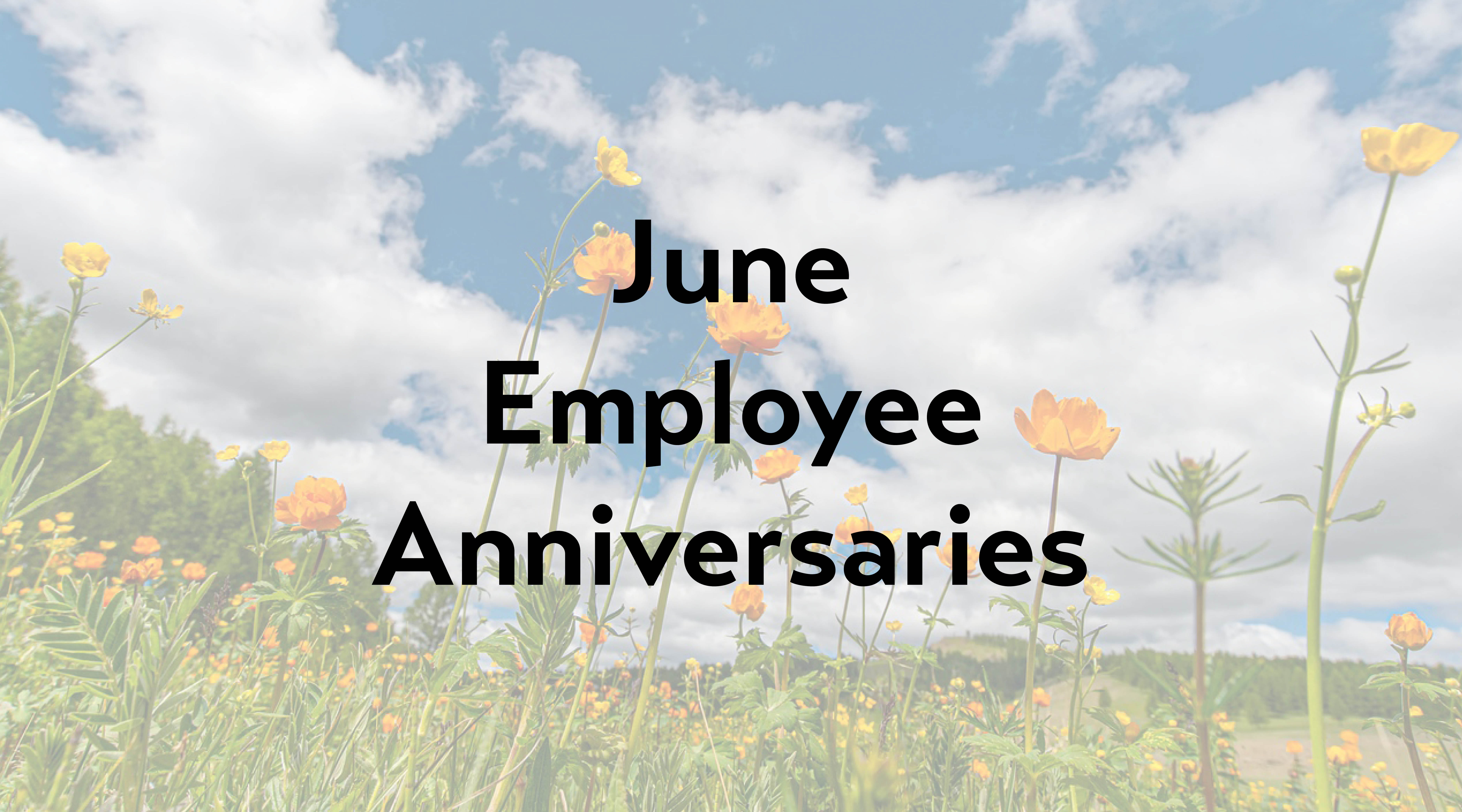 June Employee Anniversaries