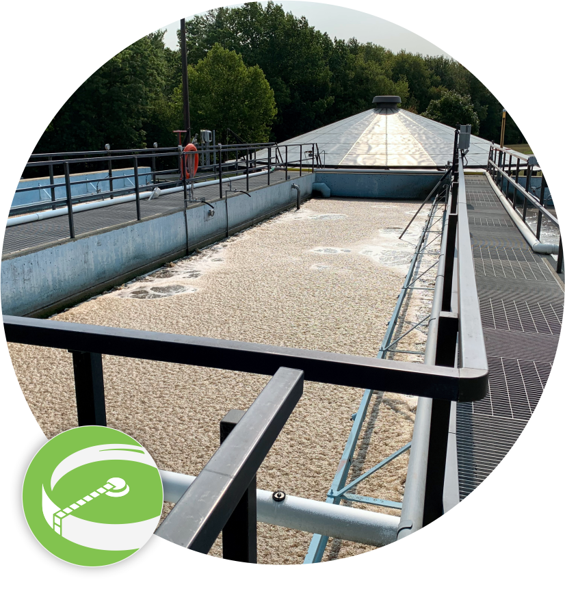 Aeration Tanks at Milford Wastewater Facility, NH