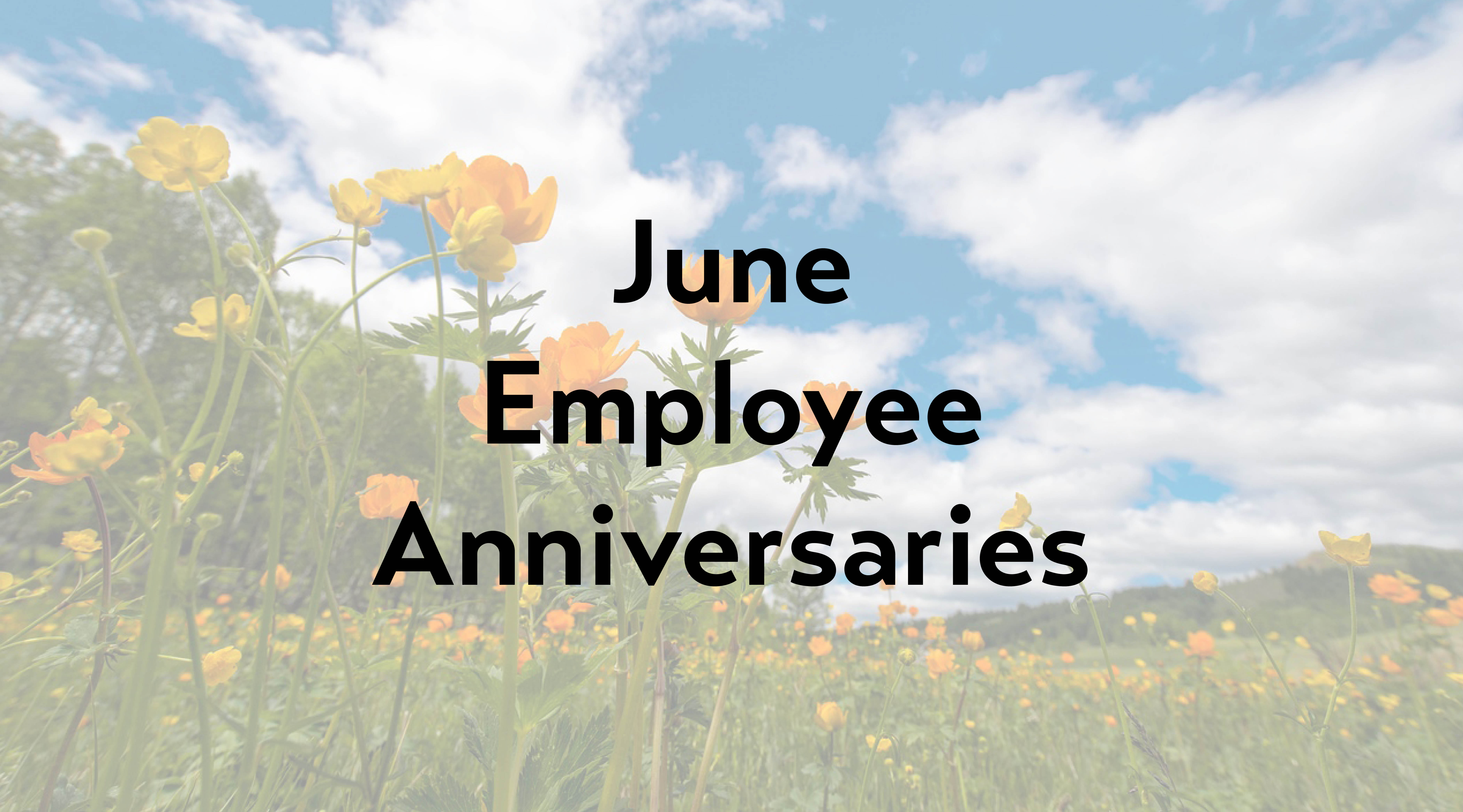 June Employee Anniversaries