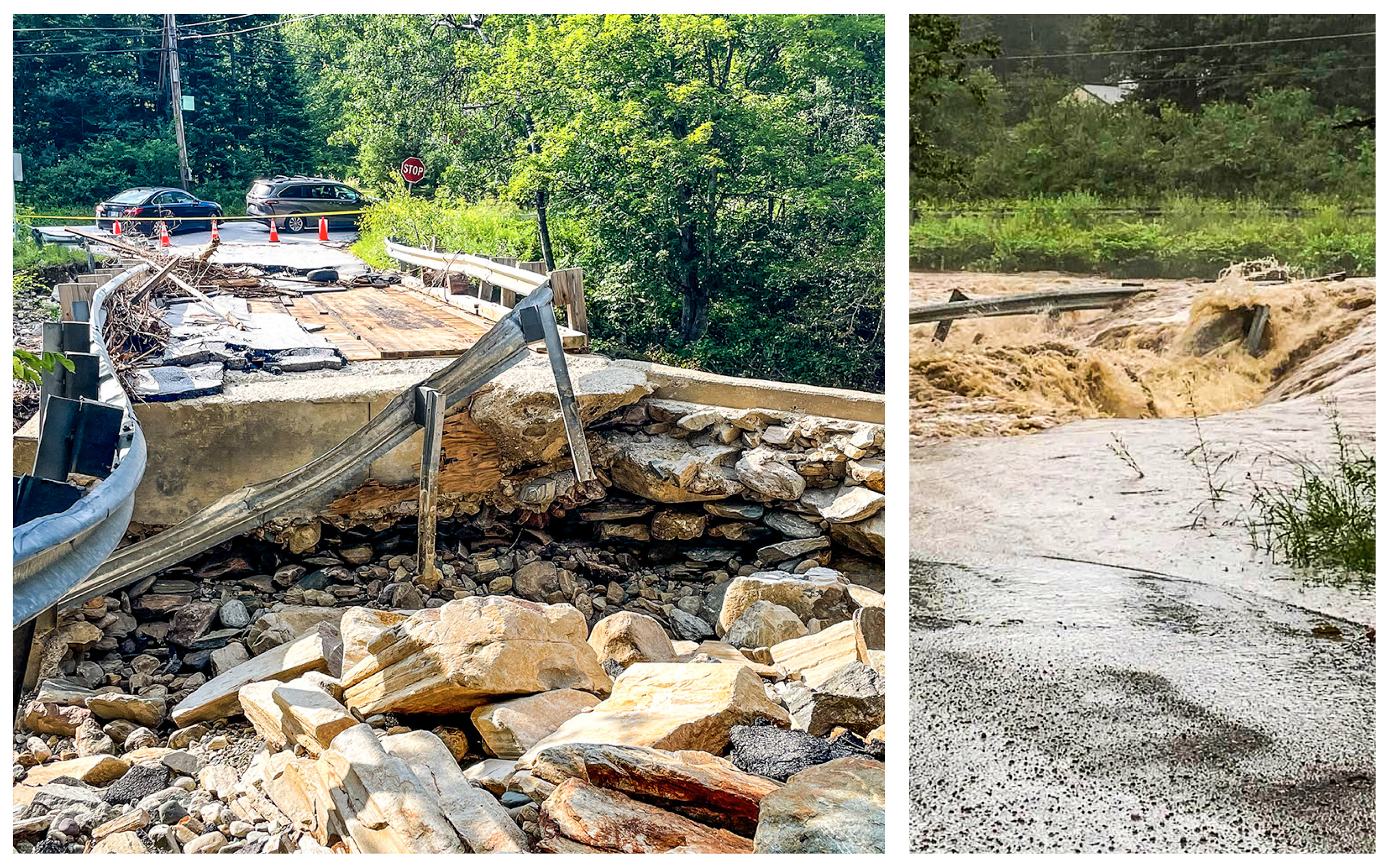 Photos of flooding in Vermont.