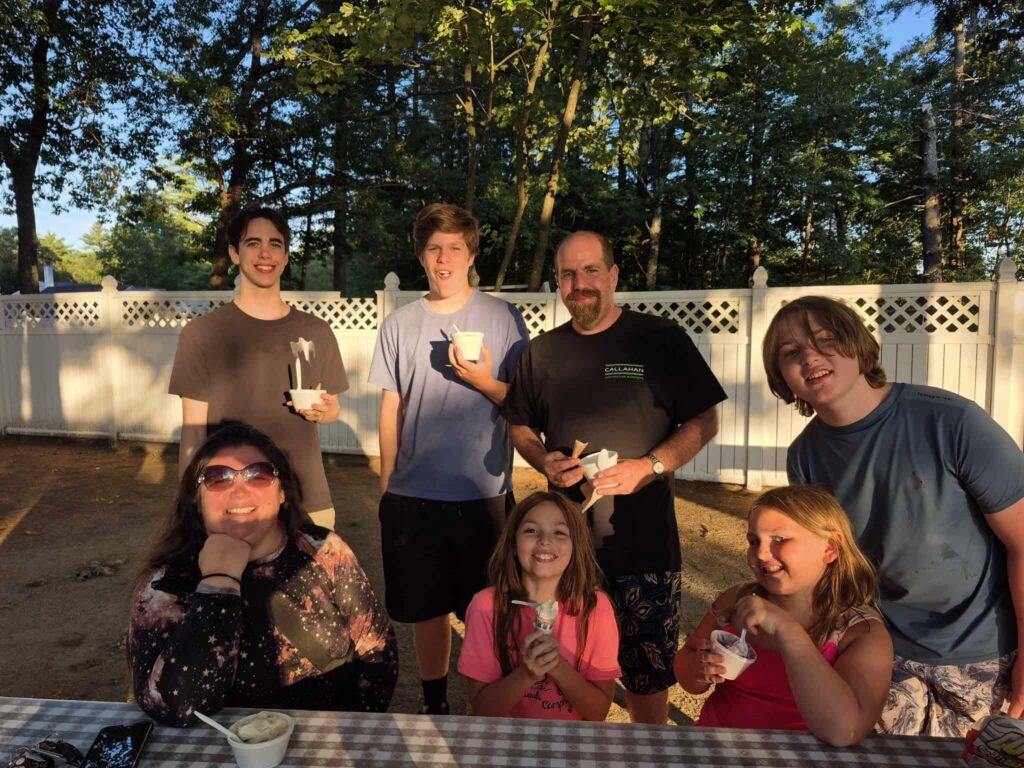 Christyn featured with her family