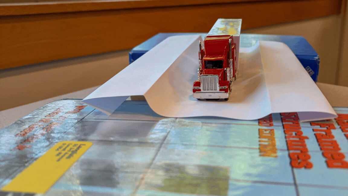 A GIF of the demonstration the students experienced